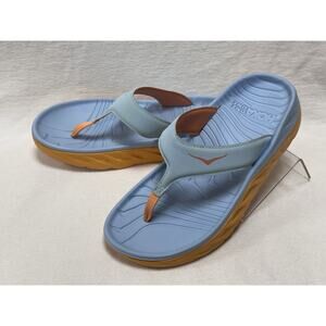 Hoka One One Ora Recovery Flip Flops Thong Sandals Sky Blue Unisex M8/W10